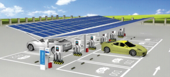 EVOTPOINT Solar EV Charging Station